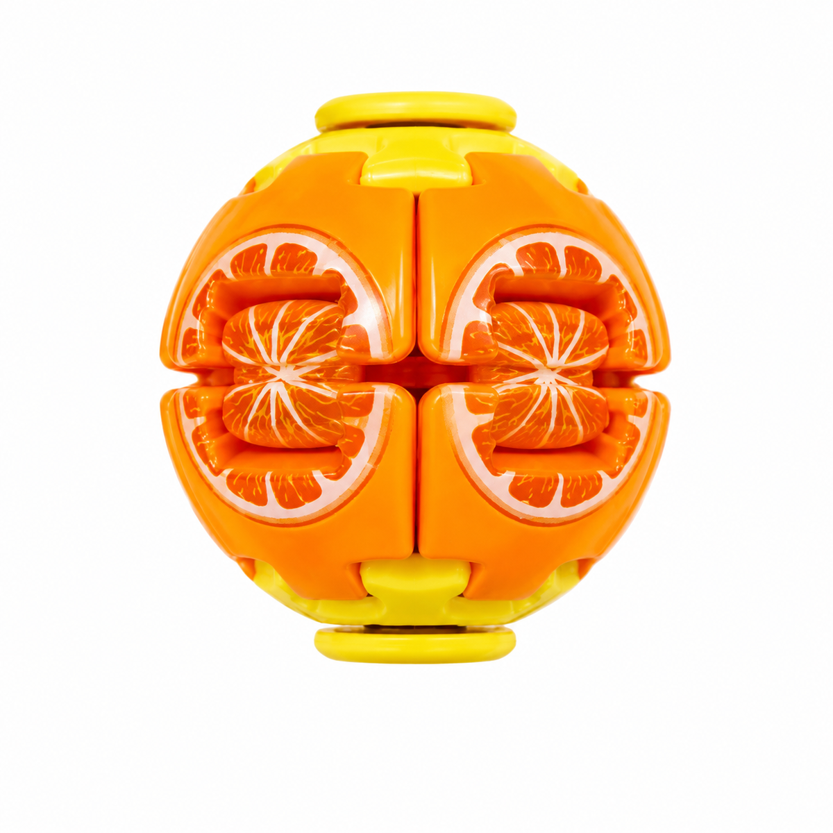 Fruit Fidget Ball Press And Spin Puzzle Toy Stress Relief Rotating Sensory Watermelon Strawberry Shaped Ball Random Color Party Favor Gift For Kids And Adults Fun Desk Toy