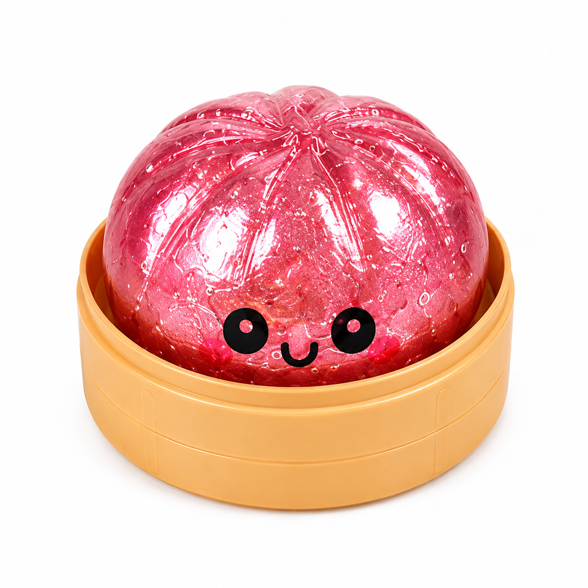 Cute Sugar Bun Mystery Squishy Blind Box Glitter Dumpling Stress Relief Sensory Toy for Kids 3 Plus Slow Rising Fidget Toy with Mini Steamer Random Styles Surprise Gift for Boys Girls Desk Accessory Party Favors