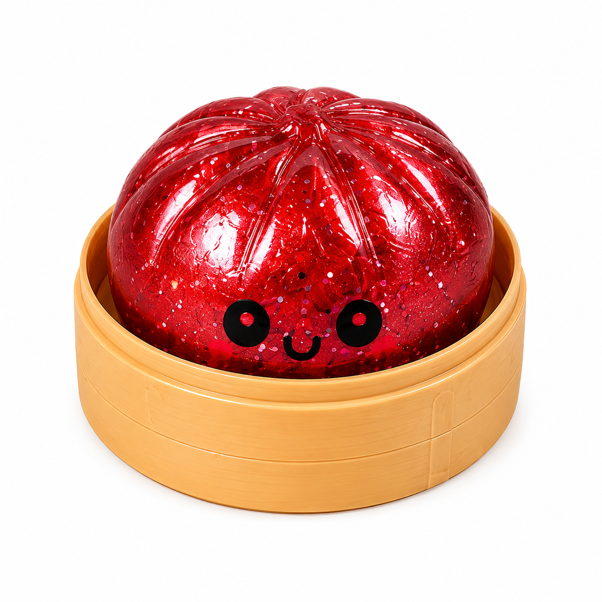 Cute Sugar Bun Mystery Squishy Blind Box Glitter Dumpling Stress Relief Sensory Toy for Kids 3 Plus Slow Rising Fidget Toy with Mini Steamer Random Styles Surprise Gift for Boys Girls Desk Accessory Party Favors