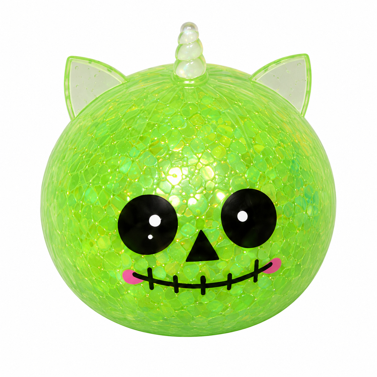 Halloween Mystery Squishy Blind Box Glitter Fidget Toy Cute Pumpkin Skull Eyeball Squeeze Ball Stress Relief Sensory Toy Party Favors For Kids Boys Girls Trick Or Treat Gift Spooky Desk Accessory Random Styles