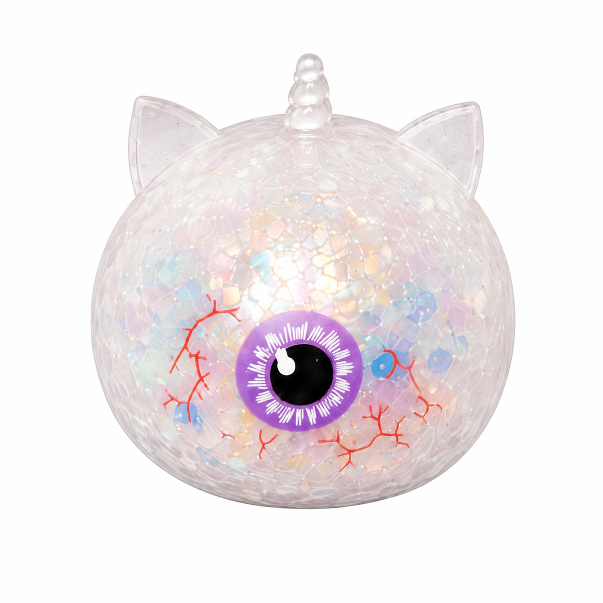 Halloween Mystery Squishy Blind Box Glitter Fidget Toy Cute Pumpkin Skull Eyeball Squeeze Ball Stress Relief Sensory Toy Party Favors For Kids Boys Girls Trick Or Treat Gift Spooky Desk Accessory Random Styles