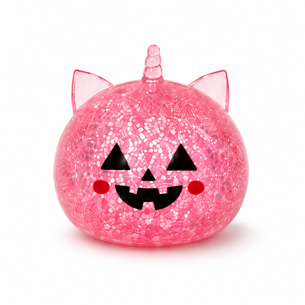 Halloween Mystery Squishy Blind Box Glitter Fidget Toy Cute Pumpkin Face Squeeze Ball Sensory Toy For Kids Boys Girls Trick Or Treat Party Favors Stress Relief Desk Accessory Random Styles