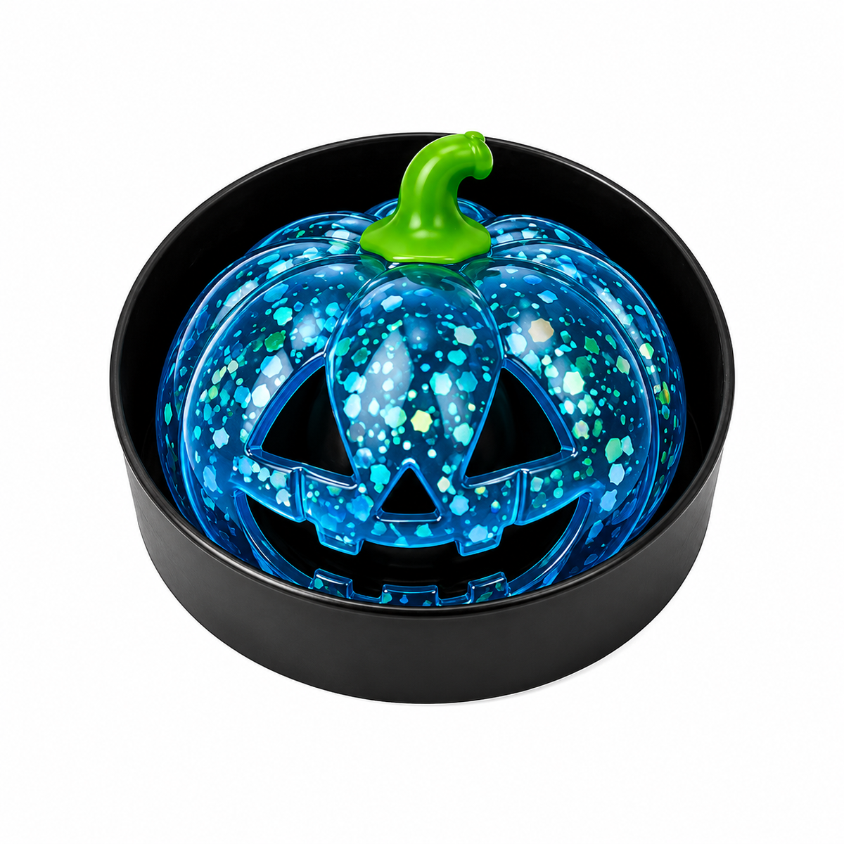 Halloween Mystery Squishy Blind Box Glitter Pumpkin Squeeze Ball Stress Relief Sensory Toy For Kids Boys Girls Trick Or Treat Party Favors Desk Accessory Random Styles